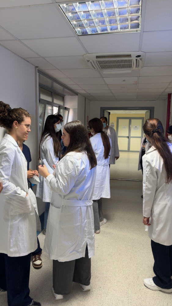 FMA students at the hospital